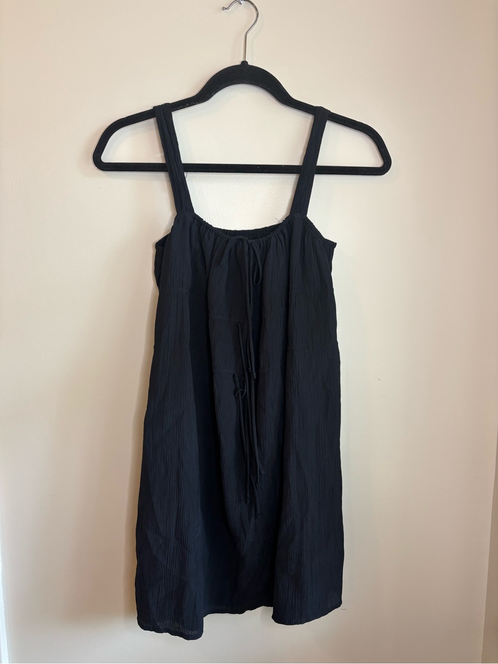Abercrombie & Fitch Black Sleeveless Mini Dress